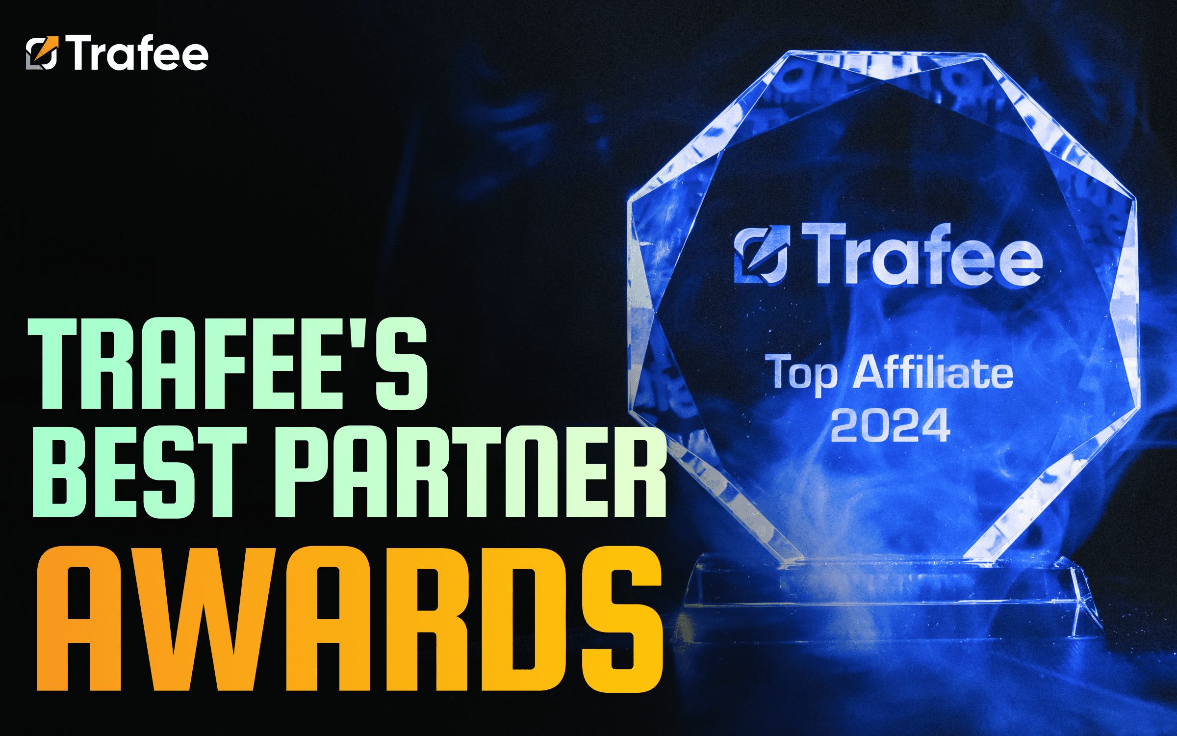 Trafee presents the trophy to the Best Partner of 2024 🏆